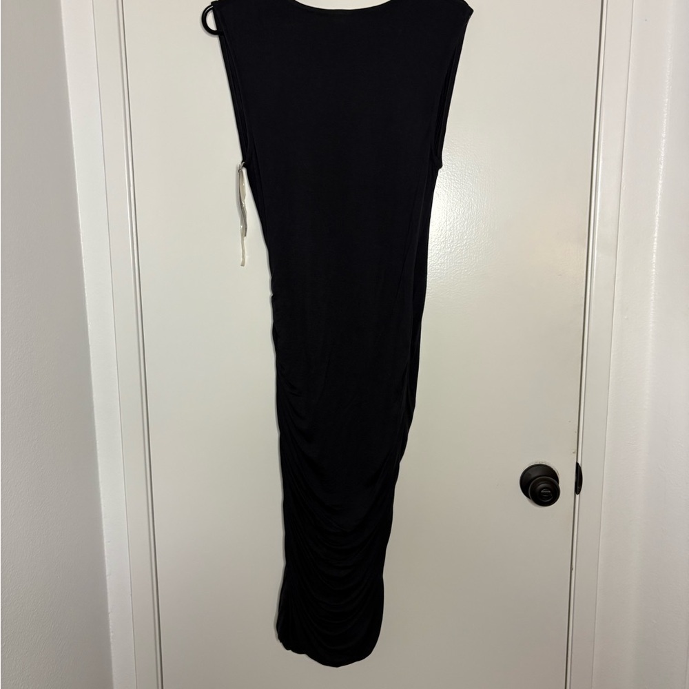 Mossimo Supply Co Black Sleeveless Bodycon Maxi Dress